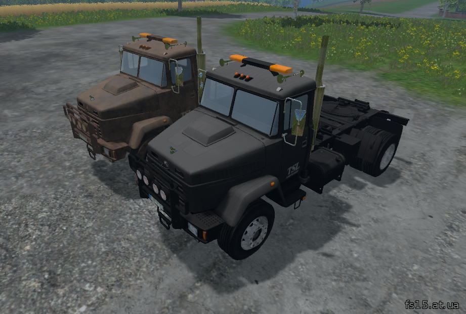 Мод грузовика KRAZ 5133 WSB v 1.0 Farming Simulator 15, 2015 скачать