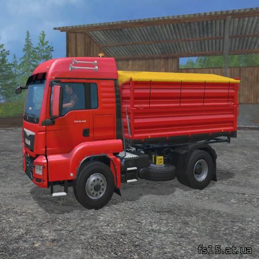 Мод грузовика MAN Tipper v 1.0 Farming Simulator 2015, 15 скачать