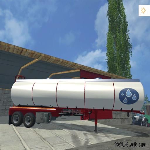 Мод полуприцеп для воды Water trailer v 1.0 Farming Simulator 2015, 15 скачать