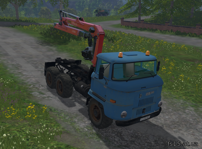 Мод грузовика с манипулятором IFA L60 Forest v 1.0 Farming Simulator 15, 2015 скачать