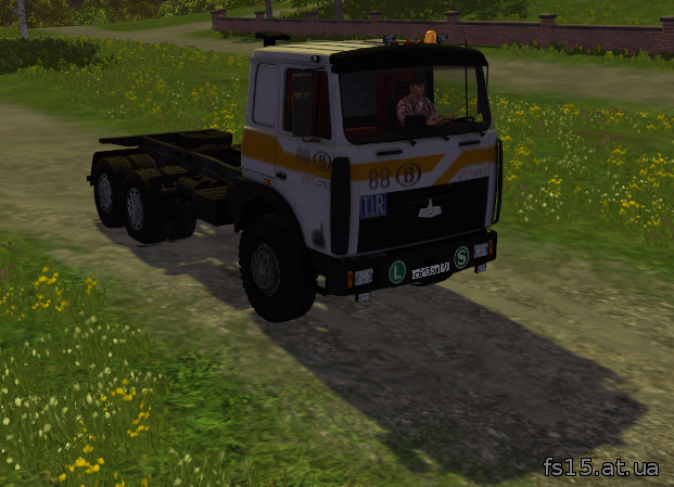 Мод грузовика MAZ-5516 v1.0 Farming Simulator 15, 2015 скачать