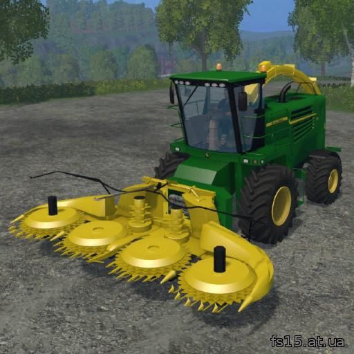 Мод комбайна John Deere 7180 Kemper 460plus v 1.0 Farming Simulator 15, 2015 скачать