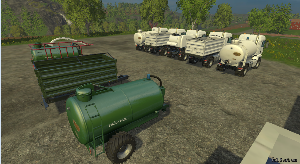 Мод ПАК грузовиков Man Pack Farming Simulator 2015, 15 скачать