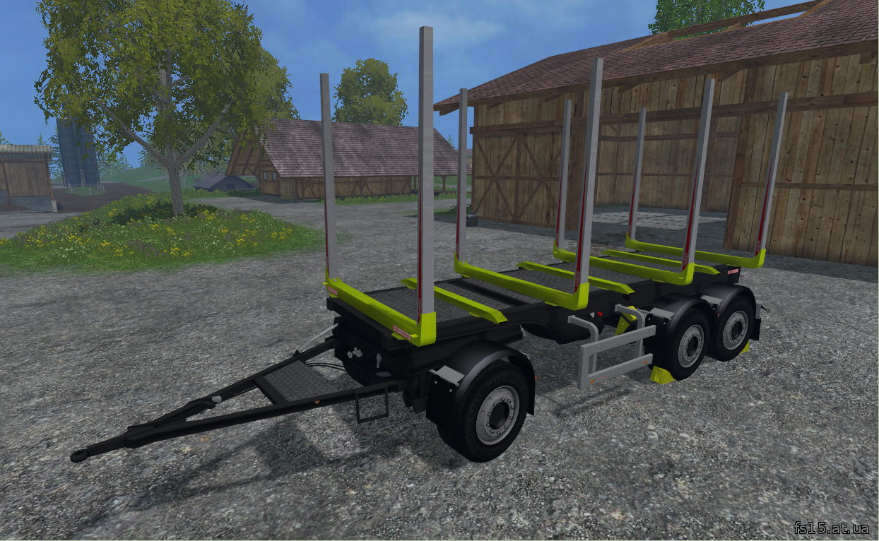 Мод прицепа Riedler Wood Pendant для farming simulator 2015 скачать