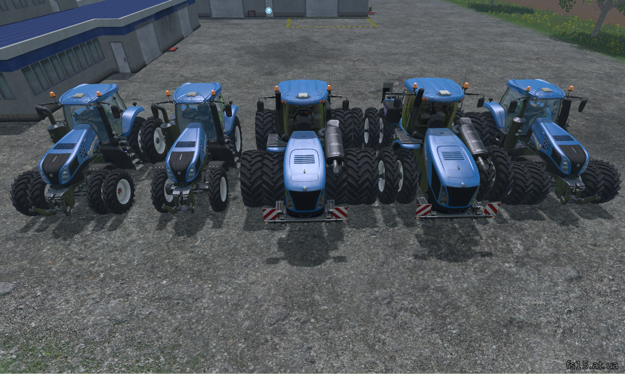 Мод трактора New Holland T Series Tractors Pack для farming simulator 2015 скачать