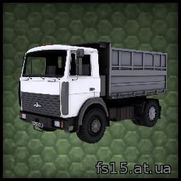 Мод грузовика MAZ 5551 v 2.0 Farming Simulator 15, 2015 скачать
