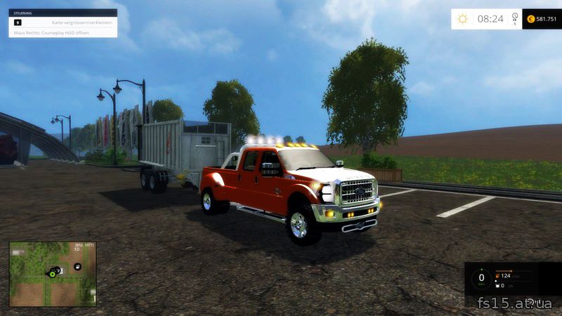 Мод Ford F450 V0.8 для farming simulator 2015 скачать