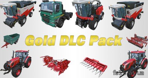 Мод Gold DLC Pack для Farming Simulator 2015 скачать