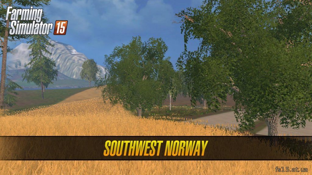 Юго-западная карта Норвегии для Farming Simulator 15 скачать