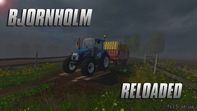 Мод карта Bjorn Holm RELOADED V2.0 для farming simulator 2015 скачать