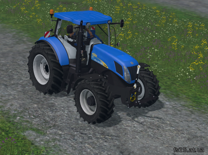 Мод New Holland T7040 для farming simulator 2015 скачать